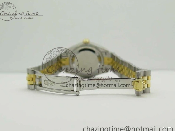 MiroTime 0311 Supportive DateJust 28mm Wrapped SS YG Best Edition Gold Dial Crystal Markers on Wrapped SS YG Bracelet ETA 3344